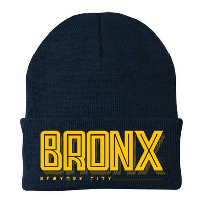 Bronx New York City Logo Knit Cap Winter Beanie