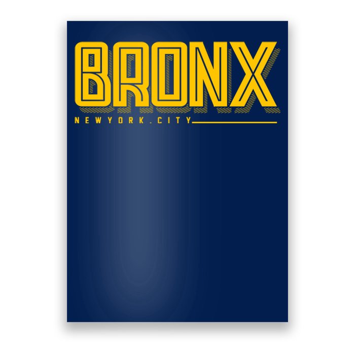 Bronx New York City Logo Poster