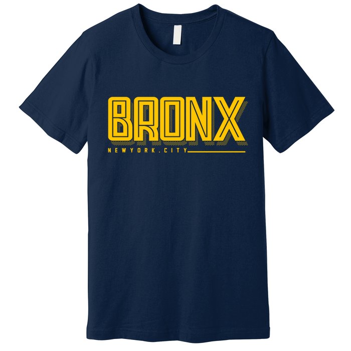 Bronx New York City Logo Premium T-Shirt