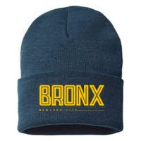 Bronx New York City Logo Sustainable Knit Beanie