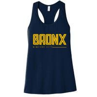 Bronx New York City Logo Women's Racerback Tank