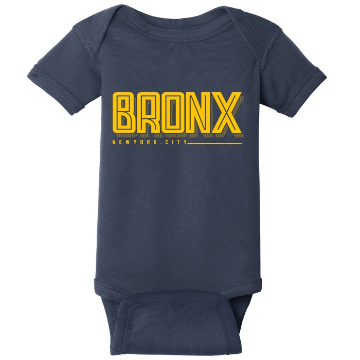 Bronx New York City Logo Baby Bodysuit