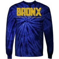 Bronx New York City Logo Tie-Dye Long Sleeve Shirt