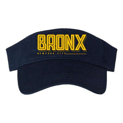 Bronx New York City Logo Valucap Bio-Washed Visor