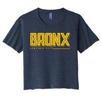 Bronx New York City Logo Women's Crop Top Tee