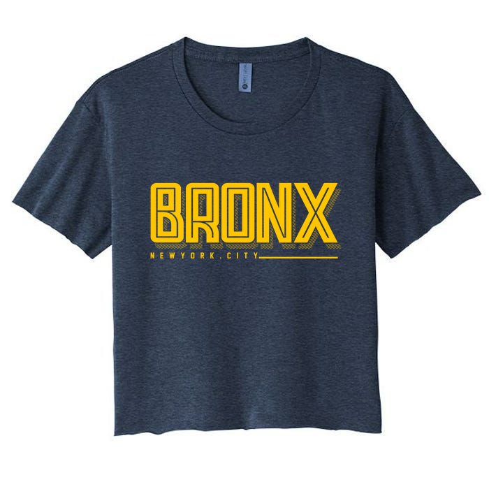 Bronx New York City Logo Women's Crop Top Tee