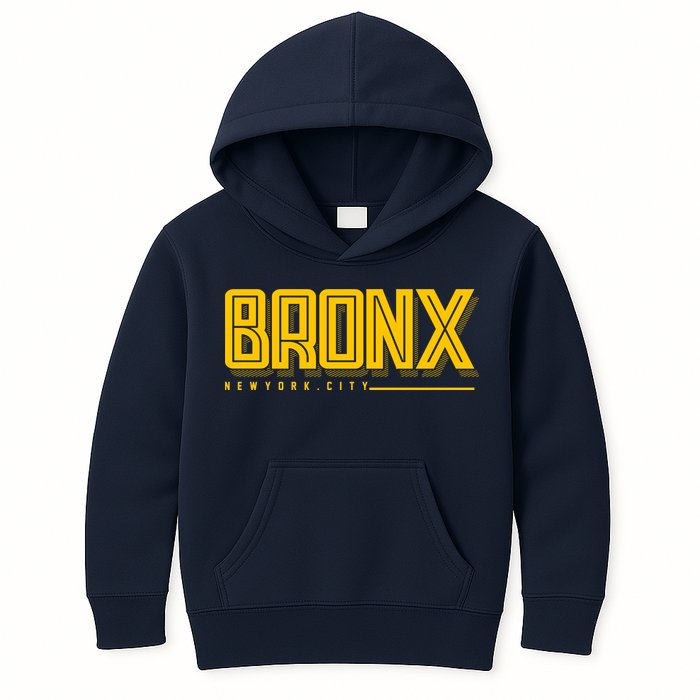 Bronx New York City Logo Kids Hoodie