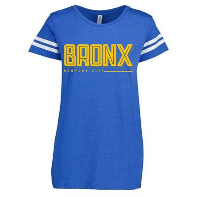 Bronx New York City Logo Enza Ladies Jersey Football T-Shirt