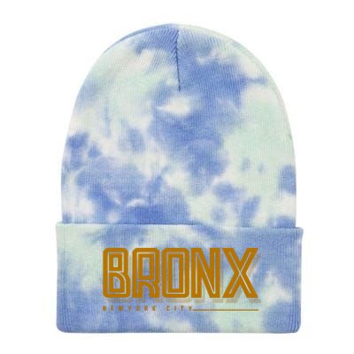 Bronx New York City Logo Tie Dye 12in Knit Beanie