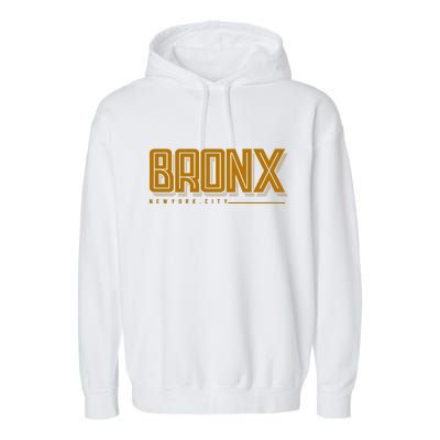 Bronx New York City Logo Garment-Dyed Fleece Hoodie