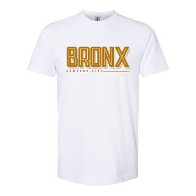 Bronx New York City Logo Softstyle CVC T-Shirt