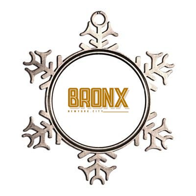 Bronx New York City Logo Metallic Star Ornament