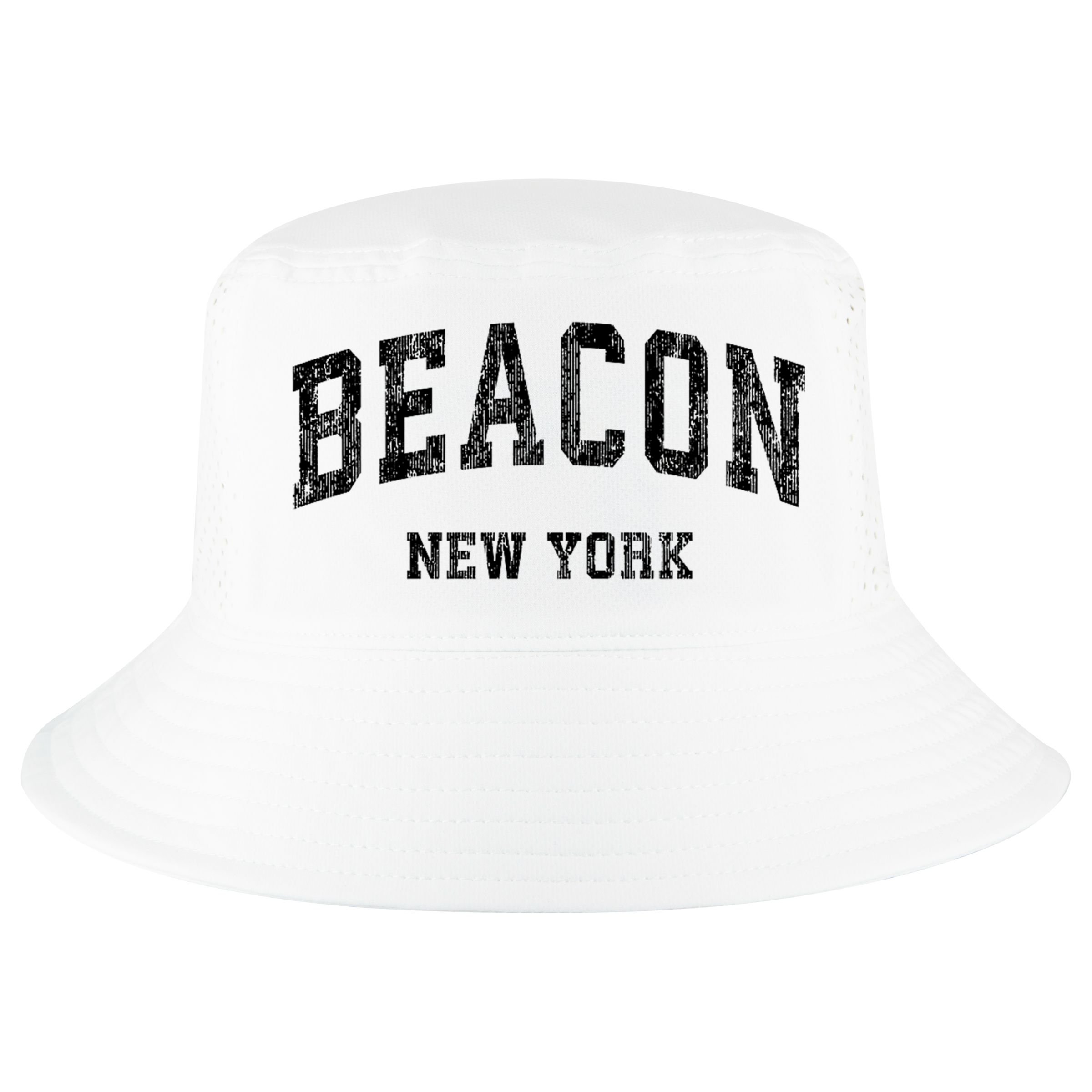 Beacon New York Ny Vintage Varsity Sports Cool Comfort Performance Bucket Hat