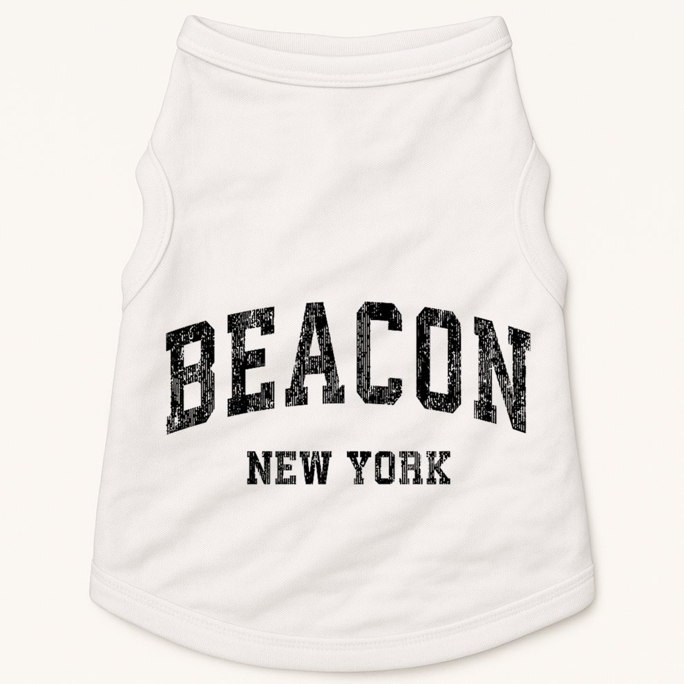 Beacon New York Ny Vintage Varsity Sports Doggie Tank