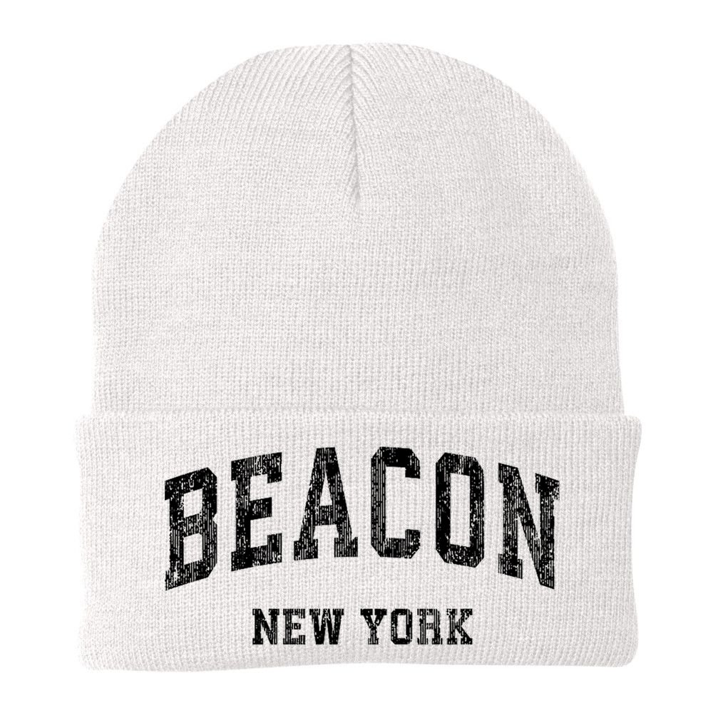 Beacon New York Ny Vintage Varsity Sports Beanie
