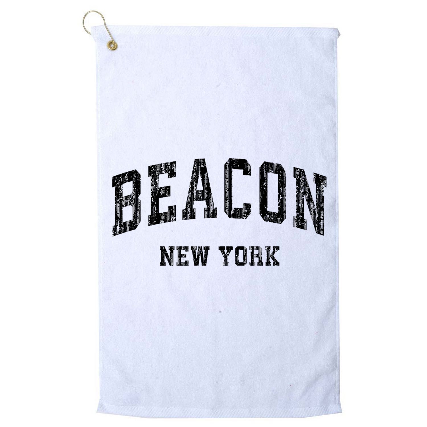 Beacon New York Ny Vintage Varsity Sports Golf Towel
