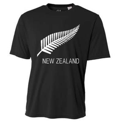 Black New Zealand Fern S Black Proud Kiwi Nz Rugby Cooling Performance Crew T-Shirt