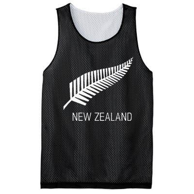 Black New Zealand Fern S Black Proud Kiwi Nz Rugby Mesh Reversible Basketball Jersey Tank