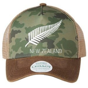 Black New Zealand Fern Black Proud Kiwi Nz Rugby Legacy Tie Dye Trucker Hat