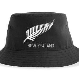 Black New Zealand Fern Black Proud Kiwi Nz Rugby Sustainable Bucket Hat