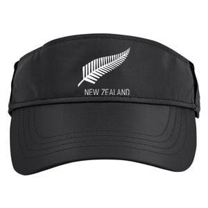 Black New Zealand Fern Black Proud Kiwi Nz Rugby Adult Drive Performance Visor