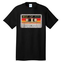 Best Of 1979 44th Birthday Gift Cassette Tape Vintage Tall T-Shirt