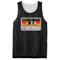 Best Of 1979 44th Birthday Gift Cassette Tape Vintage Mesh Reversible Basketball Jersey Tank