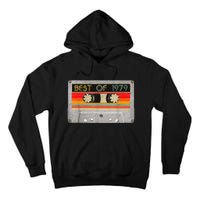 Best Of 1979 44th Birthday Gift Cassette Tape Vintage Tall Hoodie