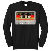 Best Of 1980 43rd Birthday Gift Cassette Tape Vintage Sweatshirt