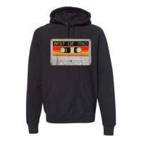 Best Of 1980 43rd Birthday Gift Cassette Tape Vintage Premium Hoodie