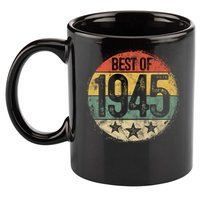 Best Of 1945 80th Birthday 80 Year Old 11oz C Handle Ceramic Mug