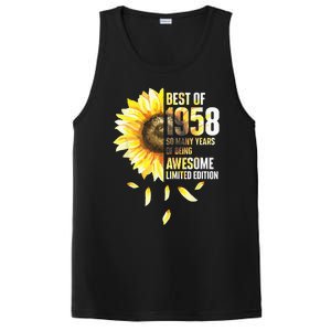 Best Of 1958 Sunflower Year Of Birth Birthday PosiCharge Competitor Tank