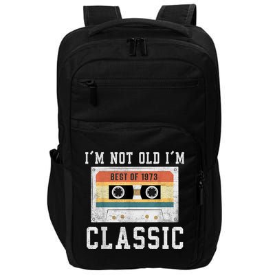 Best of 1973 50 Year Old Gifts M.e.n.s BDay 50th Birthday 1973 Impact Tech Backpack