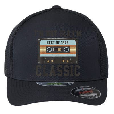 Best Of 1973 50th Birthday Gifts Men BDay 50 Birthday Flexfit Unipanel Trucker Cap