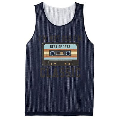 Best Of 1973 50th Birthday Gifts Men BDay 50 Birthday Mesh Reversible Basketball Jersey Tank