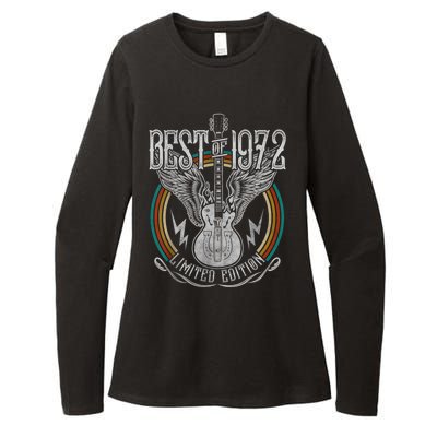 Best Of 1972 Limited Edition 50th Birthday 50 Years Old Womens CVC Long Sleeve Shirt