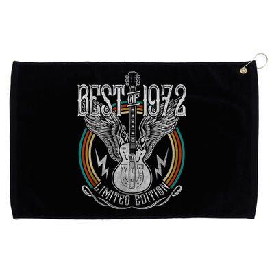 Best Of 1972 Limited Edition 50th Birthday 50 Years Old Grommeted Golf Towel