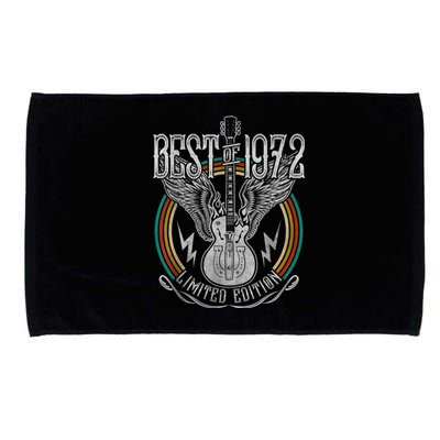 Best Of 1972 Limited Edition 50th Birthday 50 Years Old Microfiber Hand Towel