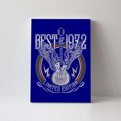 Best Of 1972 Limited Edition 50th Birthday 50 Years Old Canvas