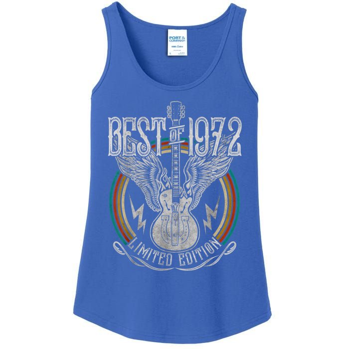 Best Of 1972 Limited Edition 50th Birthday 50 Years Old Ladies Essential Tank