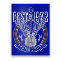 Best Of 1972 Limited Edition 50th Birthday 50 Years Old Poster