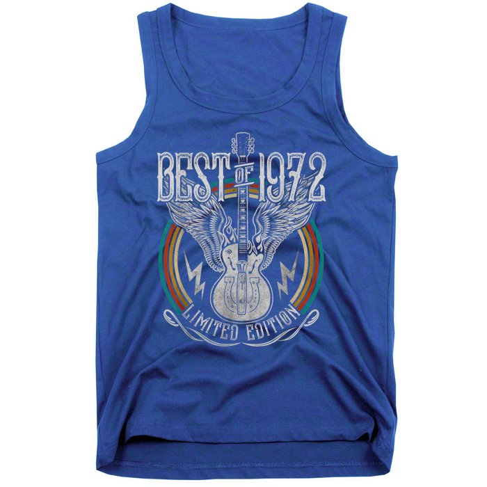 Best Of 1972 Limited Edition 50th Birthday 50 Years Old Tank Top