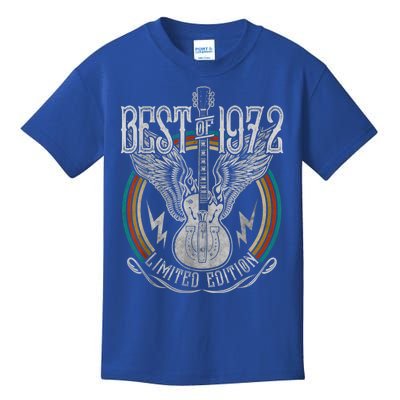 Best Of 1972 Limited Edition 50th Birthday 50 Years Old Kids T-Shirt