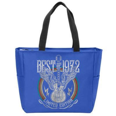 Best Of 1972 Limited Edition 50th Birthday 50 Years Old Zip Tote Bag