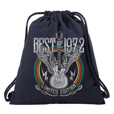 Best Of 1972 Limited Edition 50th Birthday 50 Years Old Drawstring Bag