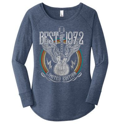 Best Of 1972 Limited Edition 50th Birthday 50 Years Old Women's Perfect Tri Tunic Long Sleeve Shirt