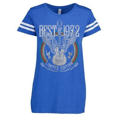 Best Of 1972 Limited Edition 50th Birthday 50 Years Old Enza Ladies Jersey Football T-Shirt