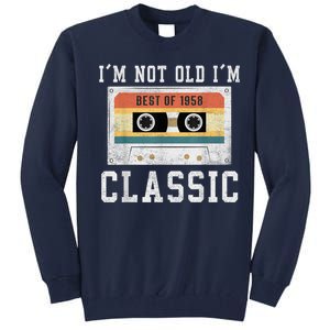 Best of 1958 65 Year Old Gifts  BDay 65th Birthday 1958 Tall Sweatshirt