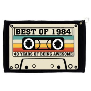 Best Of 1984 40th Present Grommeted Golf Towel