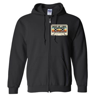 Best Of 1984 40th Present Full Zip Hoodie